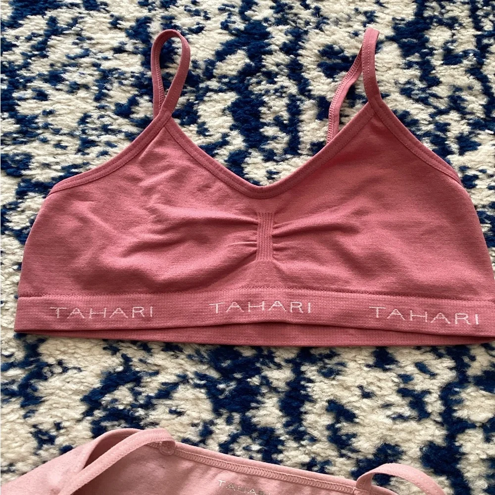 Tahari Pink Lace Bralette Duo - Picture 7 of 16